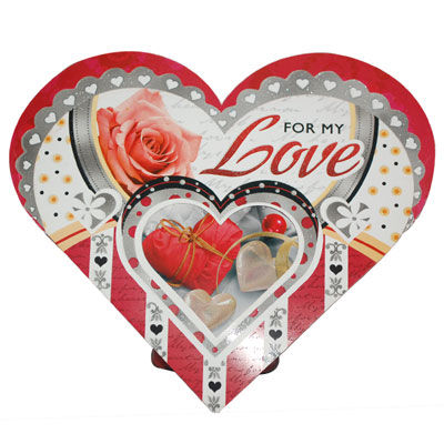"Valentine Musical Greeting Card -910-code002 - Click here to View more details about this Product